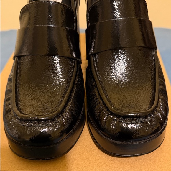 Steve Madden Glossy Black Slip-Ons - Picture 5 of 8